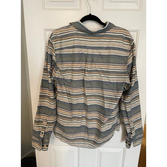 Impact Collection United by Blue Polo Large Mens Button Down Organic Cotton Hemp - Picture 3 of 12